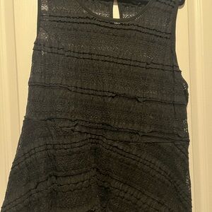 Torrid Black Lace tunic overlay